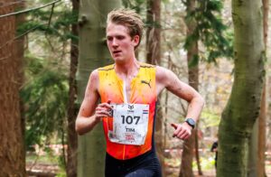 Tim Verbaandert bij de Warandeloop