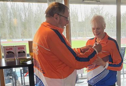 Vrijwilligersspeld Agnes Koolmees