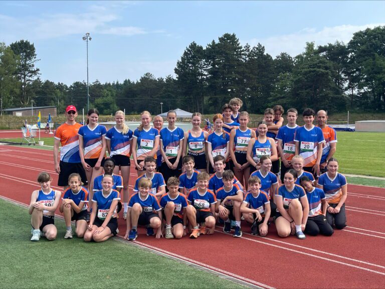 Eindhoven Atletiek bij de juniorencompetitie in Valkenswaard