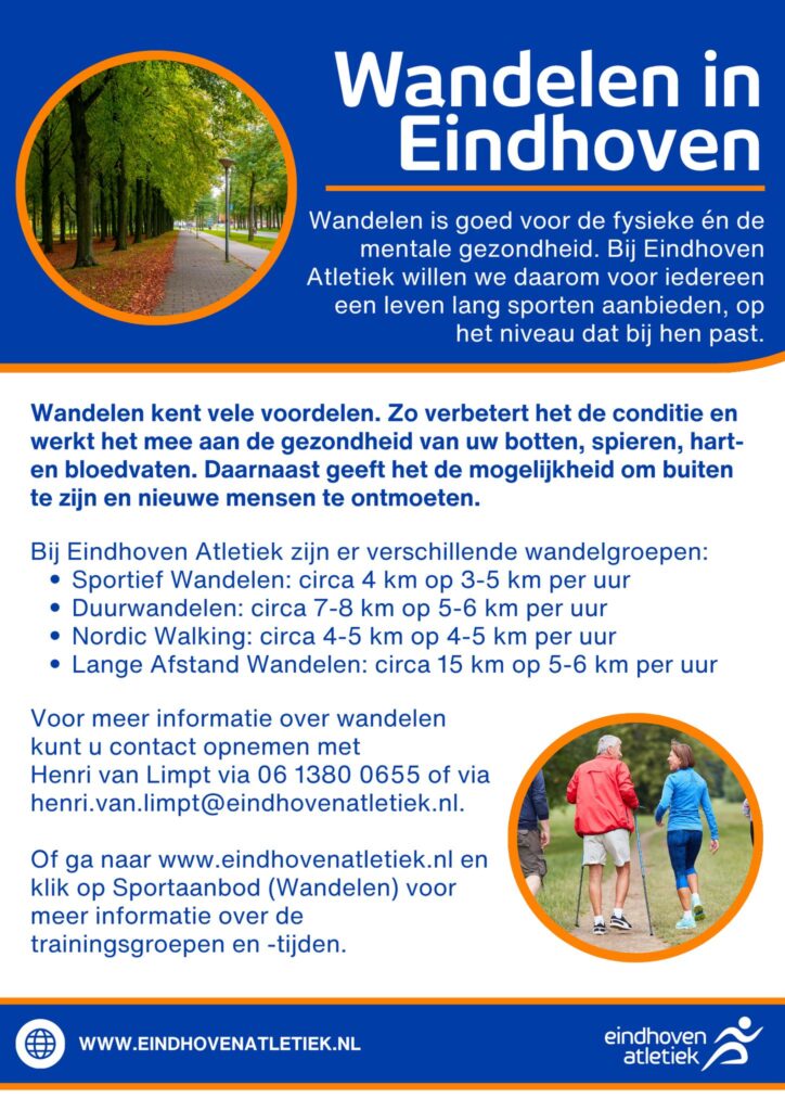 Wandelen bij Eindhoven Atletiek
