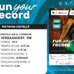 Lees meer over het artikel Tim Verbaandert evenaart nationaal record 10km